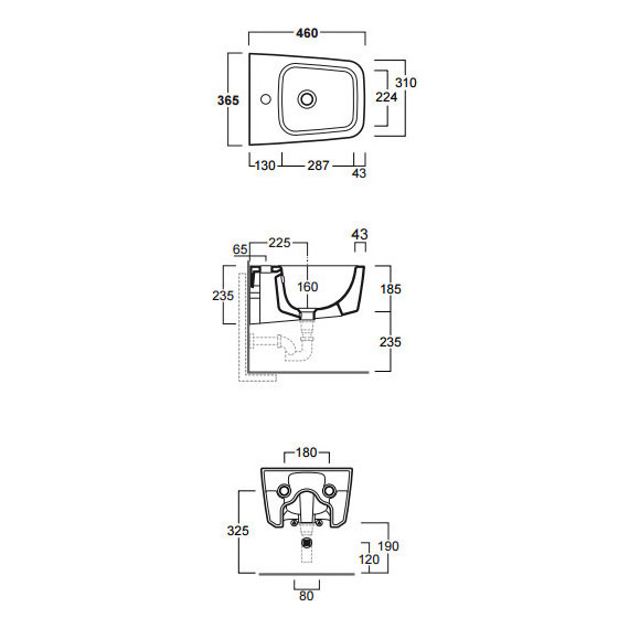 Биде подвесное Simas Degrade DE29bi*1 фото 5
