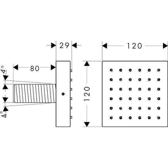 Боковая форсунка Axor ShowerCollection 28491000 - 7 Боковая форсунка Axor ShowerCollection 28491000 фото 7
