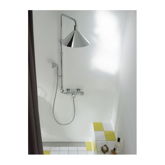 Душевая стойка с термостатом Axor Showerpipe Front 26020000 - 5 Душевая стойка с термостатом Axor Showerpipe Front 26020000 фото 5
