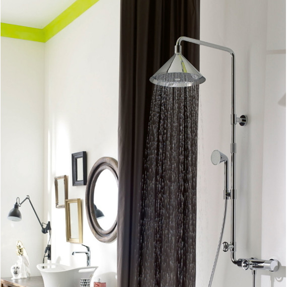 Душевая стойка с термостатом Axor Showerpipe Front 26020000 - 6 Душевая стойка с термостатом Axor Showerpipe Front 26020000 фото 6