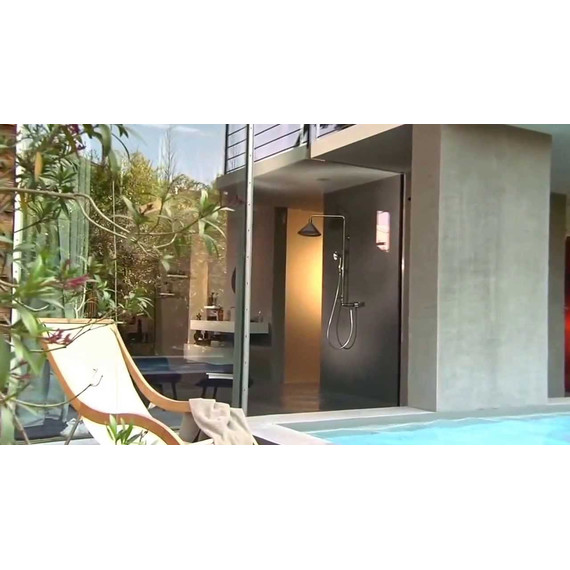 Душевая стойка с термостатом Axor Showerpipe Front 26020000 - 9 Душевая стойка с термостатом Axor Showerpipe Front 26020000 фото 9