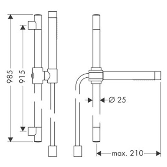 Душевой гарнитур Axor Starck 27980000 фото 4