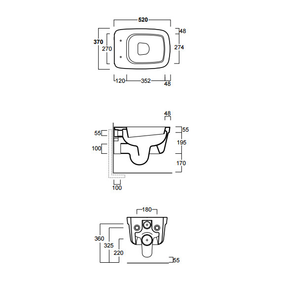 Унитаз подвесной Simas Evolution EVO18nero, Цвет производителя: чёрный фото 2
