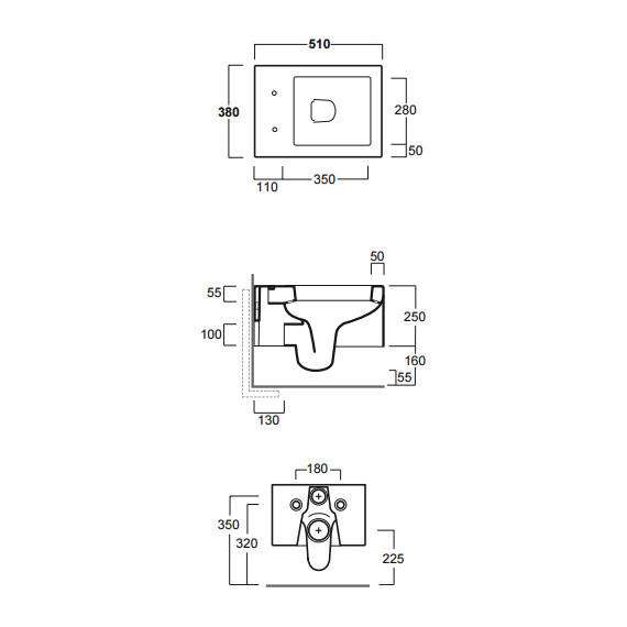 Унитаз подвесной Simas Frozen FZ18nero, Цвет производителя: чёрный фото 4