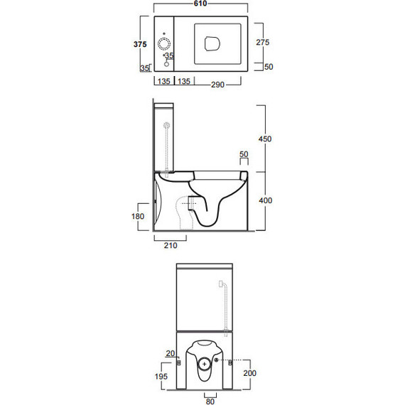 Унитаз-компакт Simas Frozen FZ07bi - 6 Унитаз-компакт Simas Frozen FZ07bi фото 6