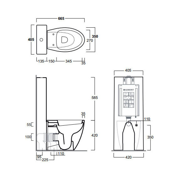 Унитаз-компакт Simas Lft Spazio LFT20 bi - 5 Унитаз-компакт Simas Lft Spazio LFT20 bi фото 5