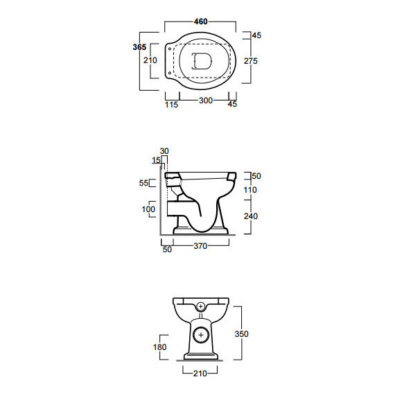 Унитаз приставной Simas Londra LO901bi фото 4