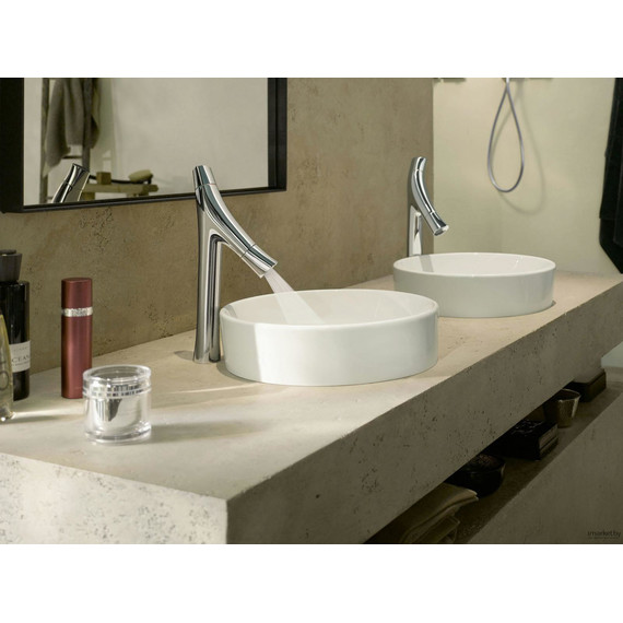 Смеситель для раковины высокий Axor Starck Organic 12013000 фото 7