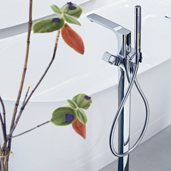 Смеситель для ванны с термостатом Axor Urquiola 11422000 - 3 Смеситель для ванны с термостатом Axor Urquiola 11422000 фото 3