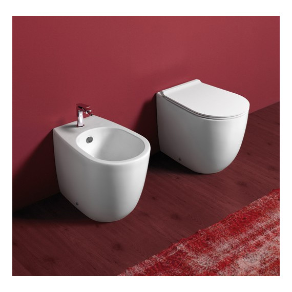 Унитаз приставной безободковый Simas Vignoni VI21bi фото 4