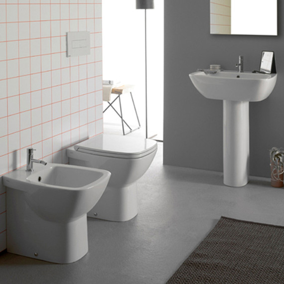 Унитаз приставной Globo Daily DA002.BI фото 5