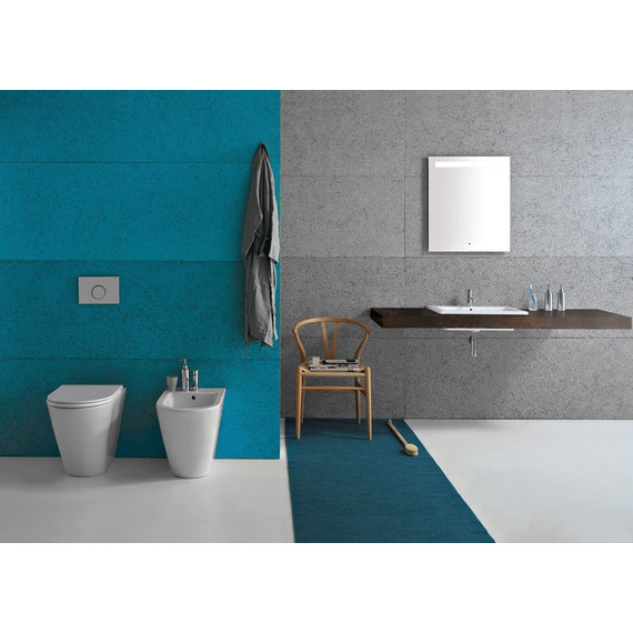 Биде напольное Globo Forty3 FO009.BI*1, глубина 570 мм фото 4