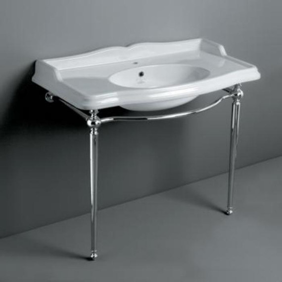 Раковина с консолью Simas Arcade 105 см AR874bi*1 - 2 Раковина с консолью Simas Arcade 105 см AR874bi*1 фото 2