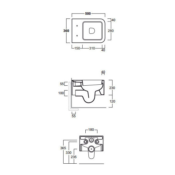 Унитаз подвесной безободковый Simas Flow FL63bi rimless - 4 Унитаз подвесной безободковый Simas Flow FL63bi rimless фото 4