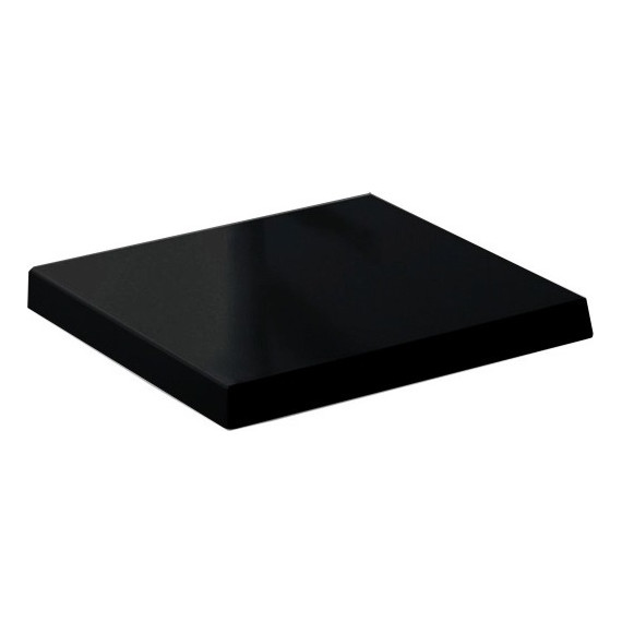 Сиденье с крышкой для унитаза Simas Frozen микролифт FZ004 nero/cr фото 