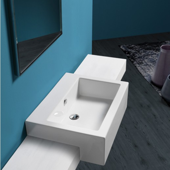 Раковина врезная на столешницу Simas Frozen 70 см FZ15bi*1 - 2 Раковина врезная на столешницу Simas Frozen 70 см FZ15bi*1 фото 2