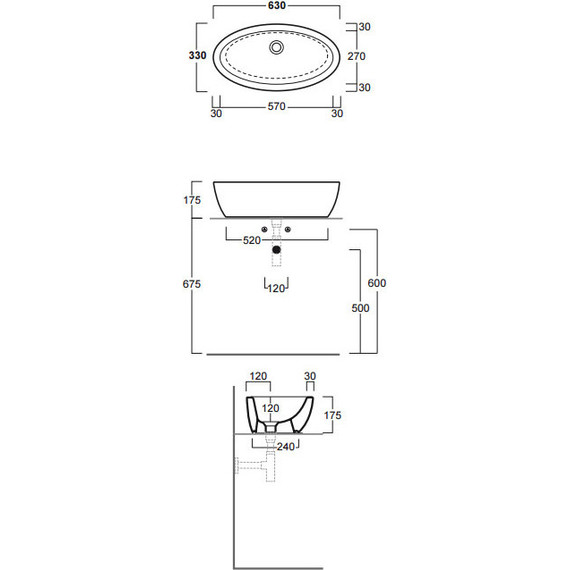 Раковина-чаша Simas Lft Spazio 65 см LFT64bi*0 - 4 Раковина-чаша Simas Lft Spazio 65 см LFT64bi*0 фото 4