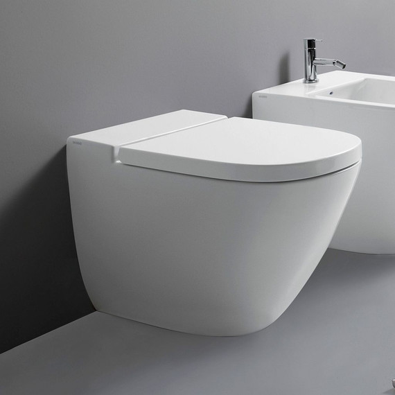 Унитаз приставной Globo Stockholm LA001.BI фото 3