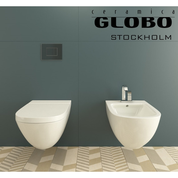 Унитаз подвесной Globo Stockholm LAS04.BI фото 6