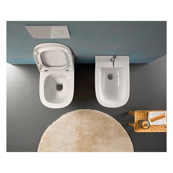 Унитаз подвесной Globo Stockholm LAS04.BI фото 4