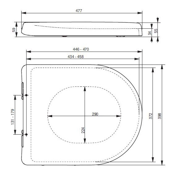 Сиденье с крышкой для унитаза Toto MH дюропласт VC10047NN - 2 Сиденье с крышкой для унитаза Toto MH дюропласт VC10047NN фото 2