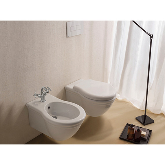 Унитаз подвесной Globo Paestum PAS03.BI фото 4