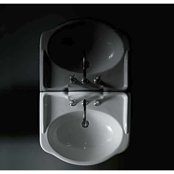 Раковина подвесная Globo Paestum 70 см PA006.BI*1 - 3 Раковина подвесная Globo Paestum 70 см PA006.BI*1 фото 3