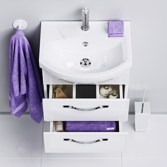 Тумба подвесная с раковиной Aqwella Аллегро 65 см Agr.01.06/2 - 5 Тумба подвесная с раковиной Aqwella Аллегро 65 см Agr.01.06/2 фото 5