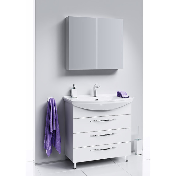 Тумба напольная с раковиной Aqwella Аллегро 85 см Agr.01.08/3 фото 4