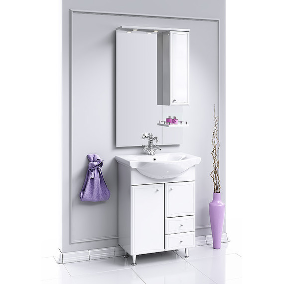 Зеркало-шкаф Aqwella Барселона 60 см Ва.02.06 фото 2