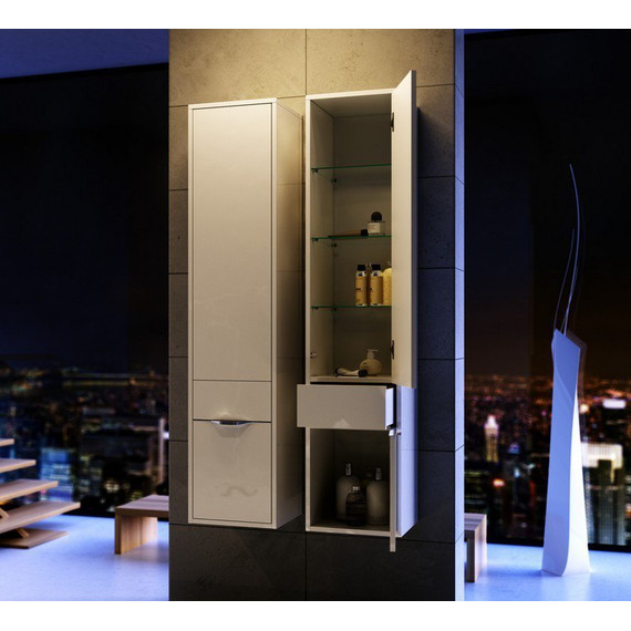 Пенал подвесной Aqwella Malaga 32 см Mal.05.03/R - 4 Пенал подвесной Aqwella Malaga 32 см Mal.05.03/R фото 4