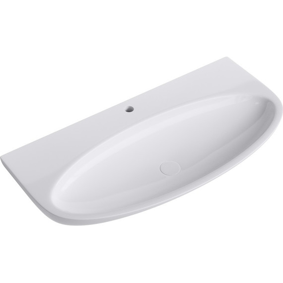 Тумба подвесная с раковиной Aqwella Genesis 120 см GEN0112W, Цвет фасада: белый фото 5