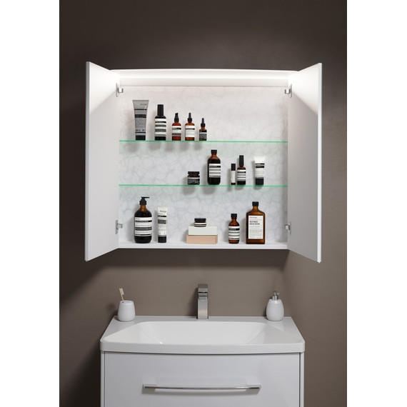 Зеркало-шкаф Aqwella Neringa 80 см NER0408 фото 4