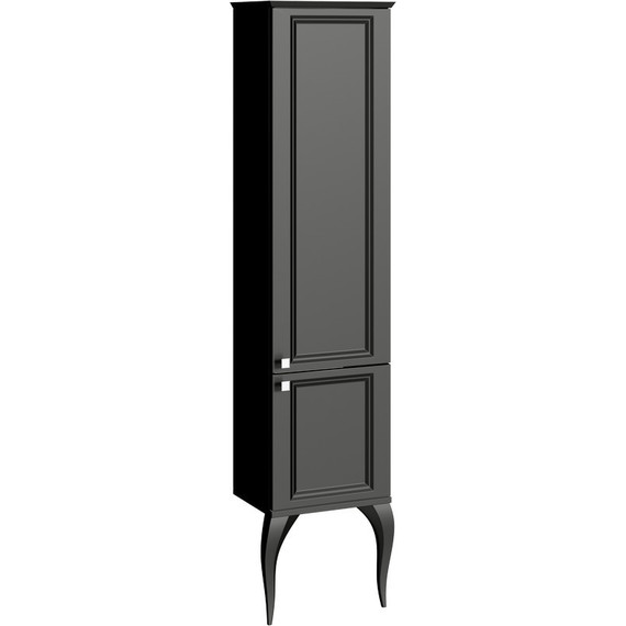 Пенал напольный Aqwella La Donna 40 см LAD0504BLK, черный фото 