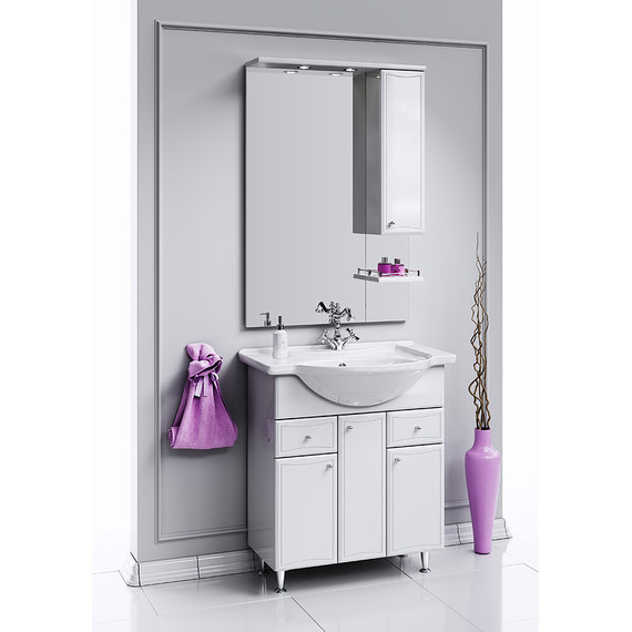 Тумба напольная с раковиной Aqwella Барселона 75 см BA0107K, б/к фото 4