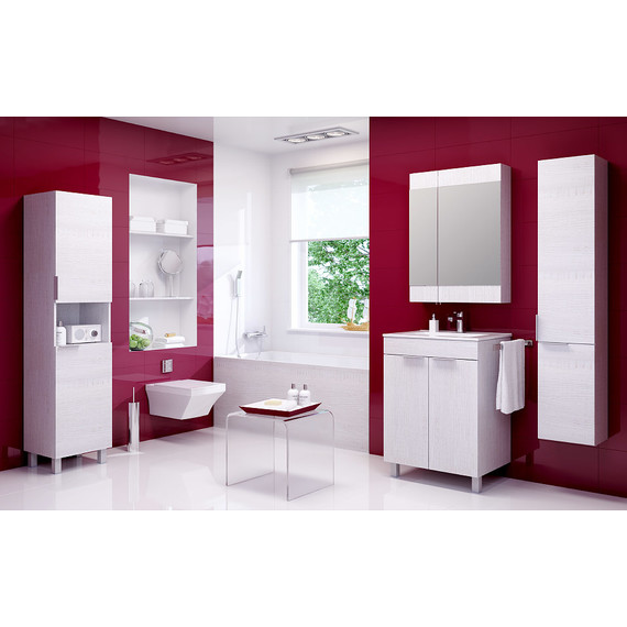 Тумба напольная с раковиной Aqwella Бриг 60 см Br.01.06/2/W фото 2