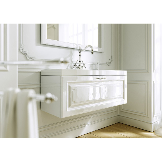 Тумба подвесная с раковиной Aqwella Империя 100 см Emp.01.10/W фото 7