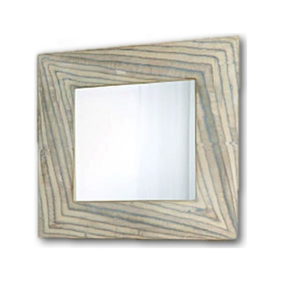 Зеркало Aqwella Clarberg Papyrus wood 100 см Pap-w.02.10/LIGHT, светлое дерево фото 