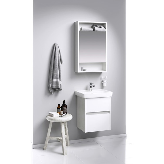 Тумба подвесная с раковиной Aqwella Сити 50 см CI0105DK, дуб канадский, Цвет фасада: дуб канадский - 3 Тумба подвесная с раковиной Aqwella Сити 50 см CI0105DK, дуб канадский, Цвет фасада: дуб канадский фото 3