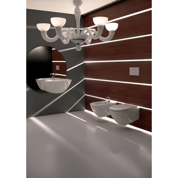 Унитаз подвесной безободковый Kerasan Aquatech 371401 фото 4