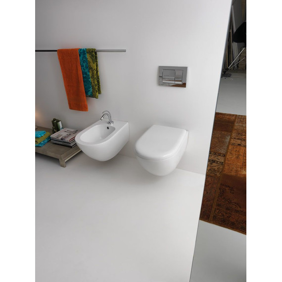 Унитаз подвесной безободковый Kerasan Aquatech 371401 фото 8