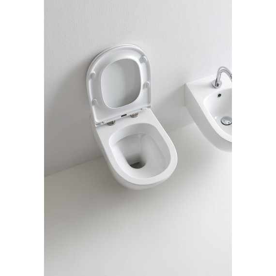 Унитаз подвесной безободковый Kerasan Aquatech 371401 фото 2