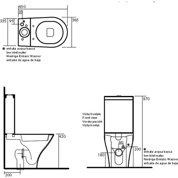 Унитаз-компакт Kerasan Aquatech 371701 фото 6