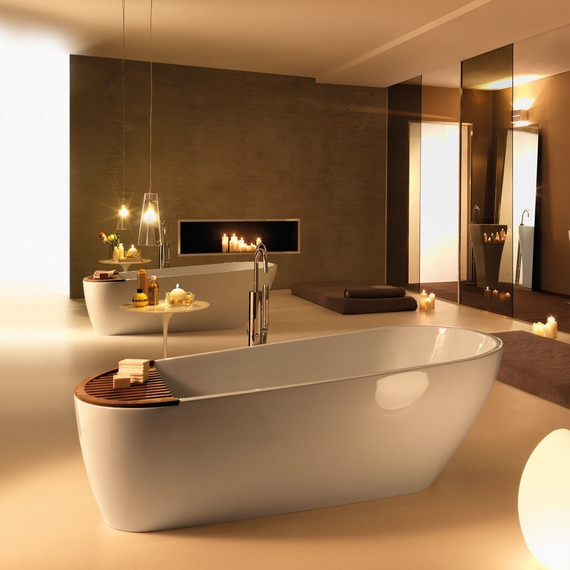 Ванна отдельностоящая Kerasan Aquatech 170х70 см 375001 фото 8