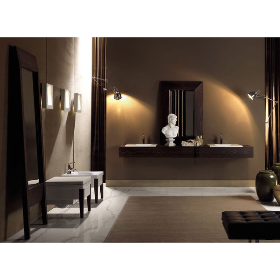 Зеркало Kerasan Bentley 120 см 918147 Frassino scuro, темный ясень - 4 Зеркало Kerasan Bentley 120 см 918147 Frassino scuro, темный ясень фото 4