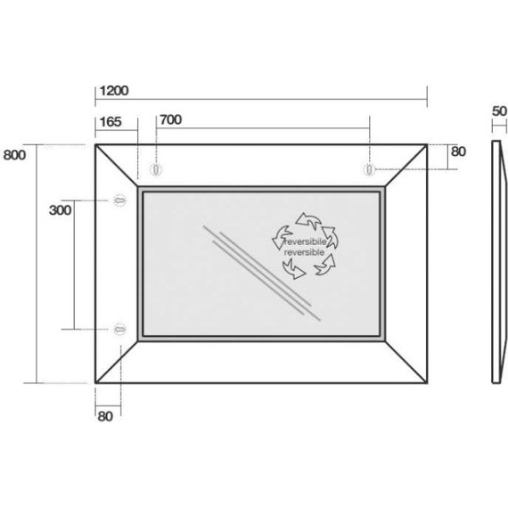 Зеркало Kerasan Bentley 120 см 918147 Frassino scuro, темный ясень - 7 Зеркало Kerasan Bentley 120 см 918147 Frassino scuro, темный ясень фото 7