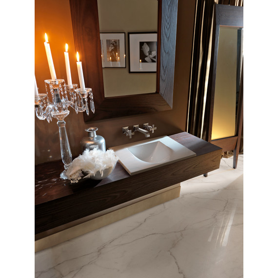 Раковина врезная на столешницу Kerasan Bentley 55 см 394001*0 фото 2