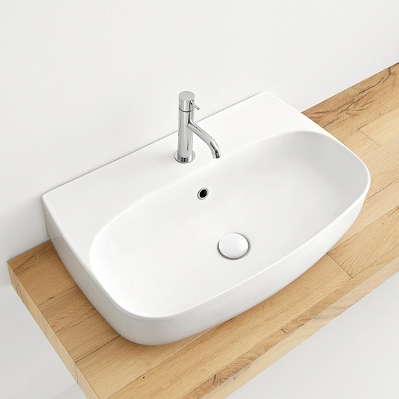 Раковина подвесная Kerasan Nolita 50 см 534001*1 - 2 Раковина подвесная Kerasan Nolita 50 см 534001*1 фото 2