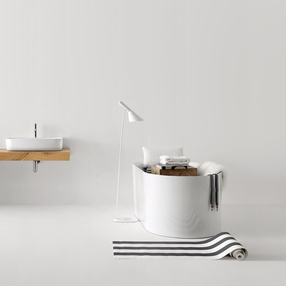 Ванна отдельностоящая Kerasan Nolita 145х80 см 535001 - 3 Ванна отдельностоящая Kerasan Nolita 145х80 см 535001 фото 3