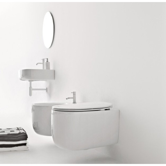 Унитаз подвесной безободковый Kerasan Nolita 531401 - 5 Унитаз подвесной безободковый Kerasan Nolita 531401 фото 5